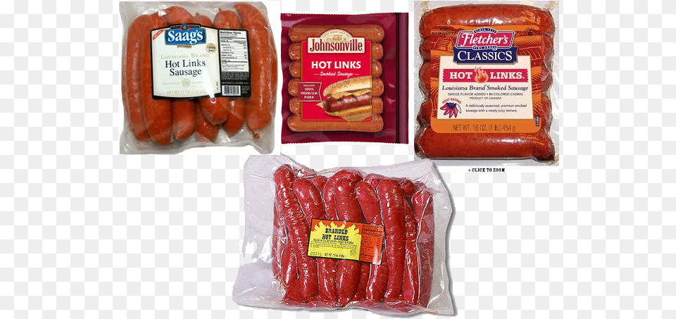 Deep Fried Hot Links Copy Bratwurst, Food, Hot Dog, Ketchup Free Png