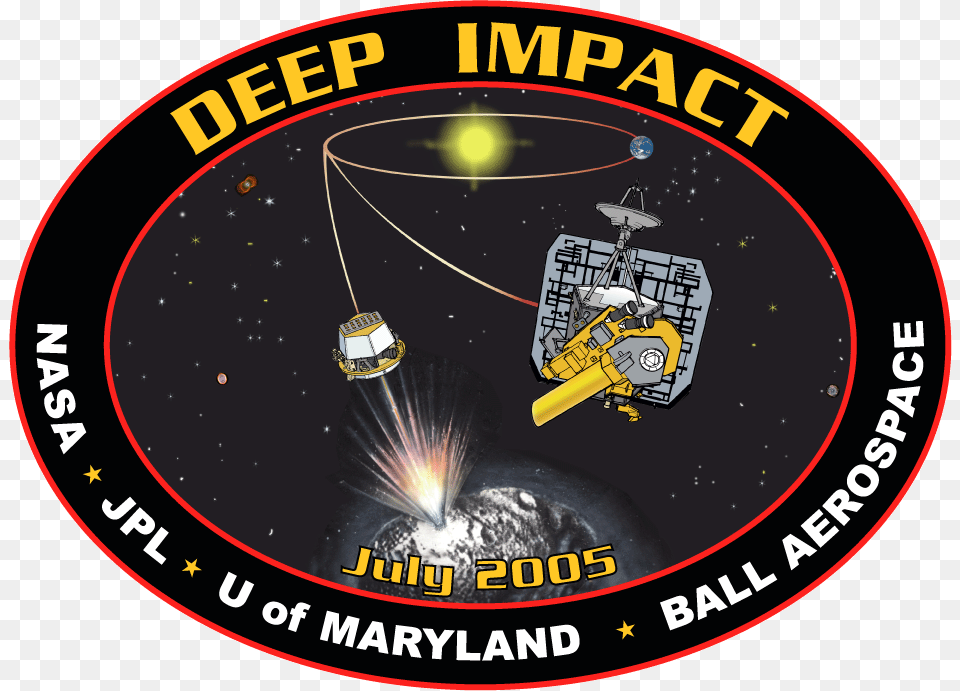 Deep Impact Mission Patch Deep Impact 2005 Png Image