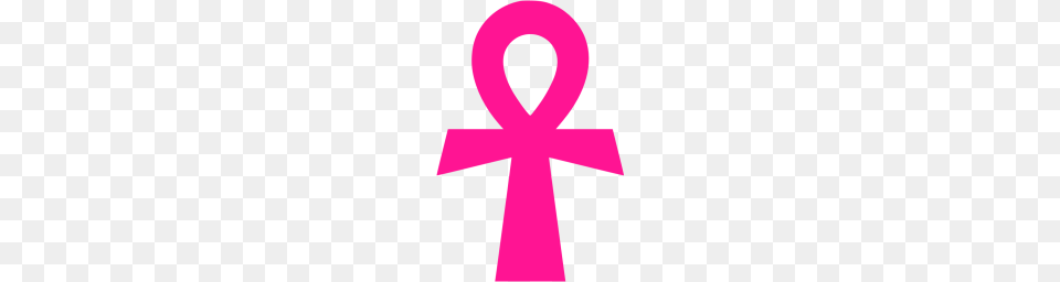 Deep Pink Ankh Icon, Purple, Art Free Transparent Png