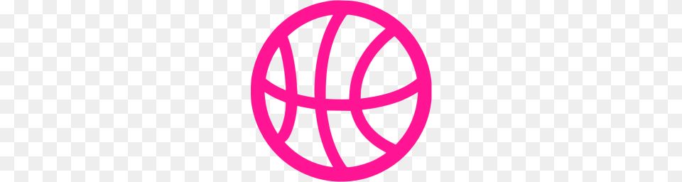 Deep Pink Basketball Icon, Purple, Art Free Png Download