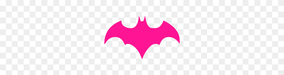 Deep Pink Batman Icon, Purple, Art Png Image