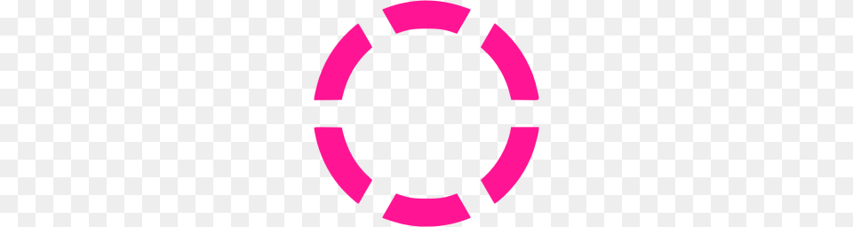 Deep Pink Circle Dashed Icon, Purple, Art Free Png