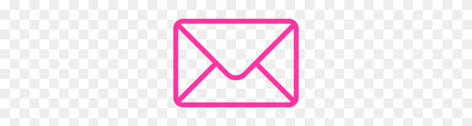 Deep Pink Email Icon, Purple, Art Png Image