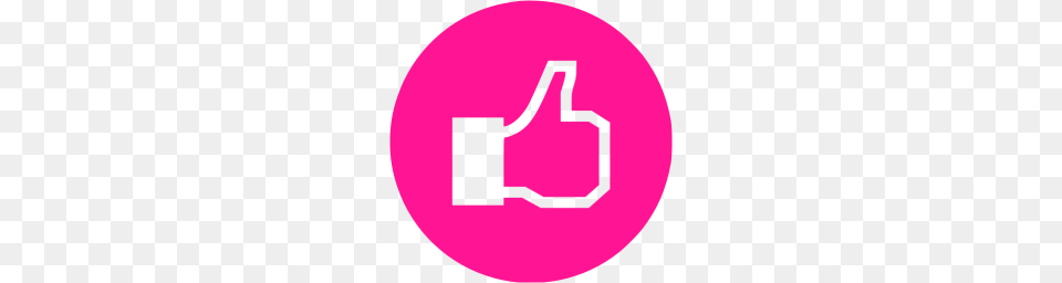 Deep Pink Facebook Like Icon, Purple, Art Free Png Download