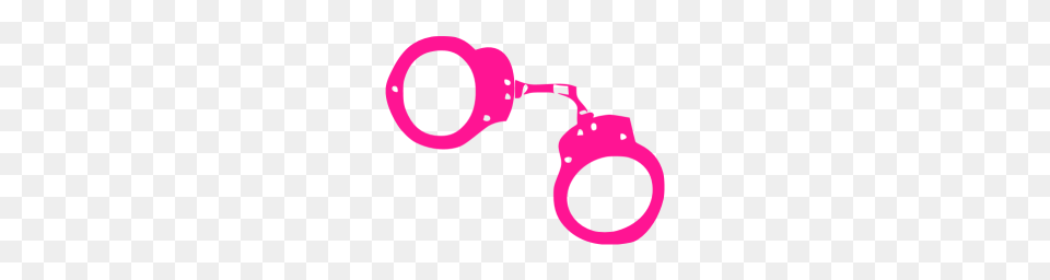 Deep Pink Handcuffs Icon, Purple, Art Png