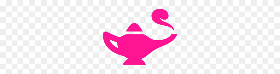 Deep Pink Lamp Genie Icon, Purple, Art Free Png