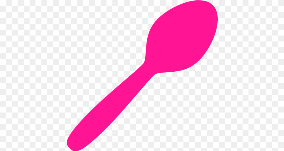 Deep Pink Spoon Icon Clip Art, Cutlery, Maraca, Musical Instrument, Smoke Pipe Png Image