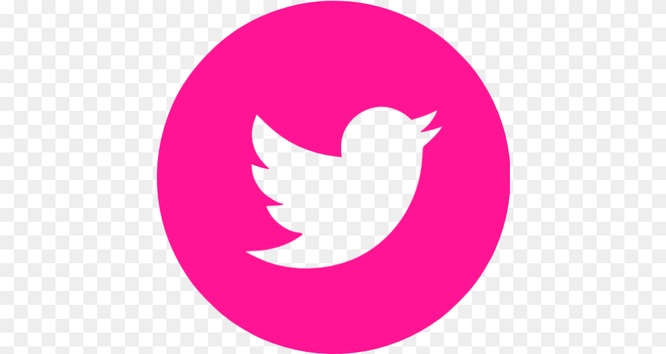 Deep Pink Twitter 4 Icon Deep Pink Social Icons Green Twitter Icon, Logo, Nature, Astronomy, Moon Free Png