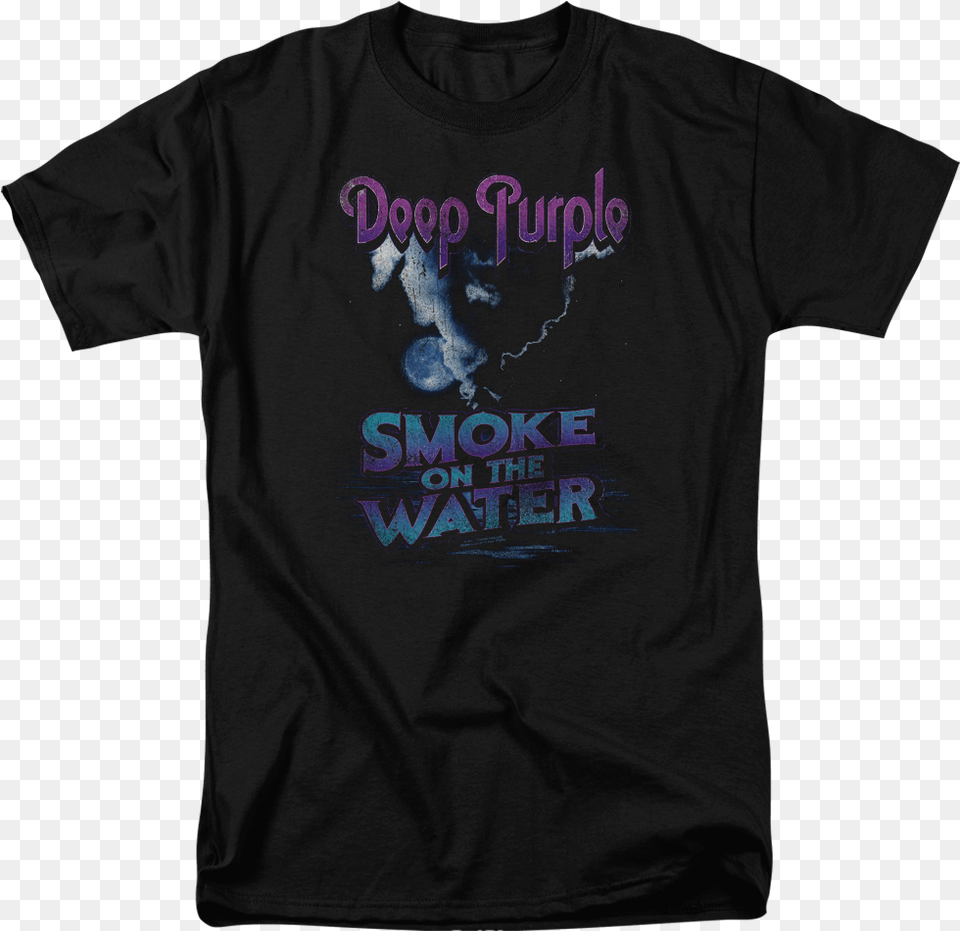 Deep Purple Smoke On The Water T Shirt Twilight Zone Shirt, Clothing, T-shirt Png
