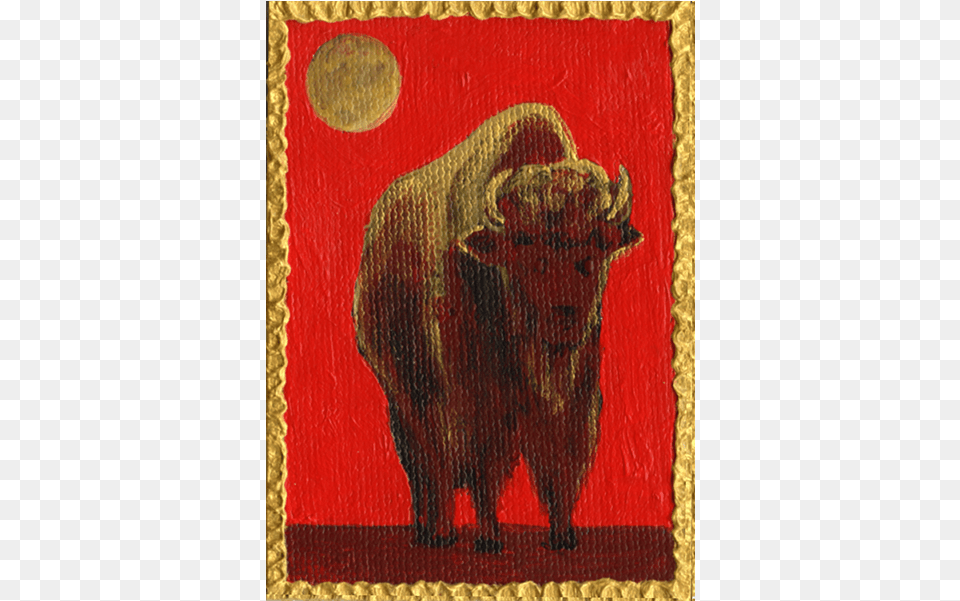Deep Red Bison Grizzly Bear, Animal, Bull, Mammal, Wildlife Free Png