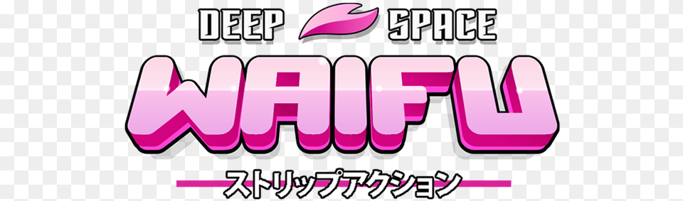 Deep Space Waifu Steamgriddb Deep Space Waifu Logo, Purple, Dynamite, Weapon Png Image