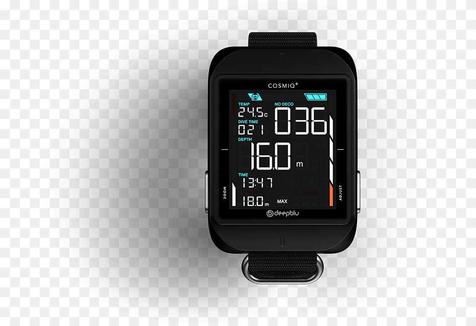 Deepblu Cosmiq, Wristwatch, Screen, Monitor, Hardware Png Image