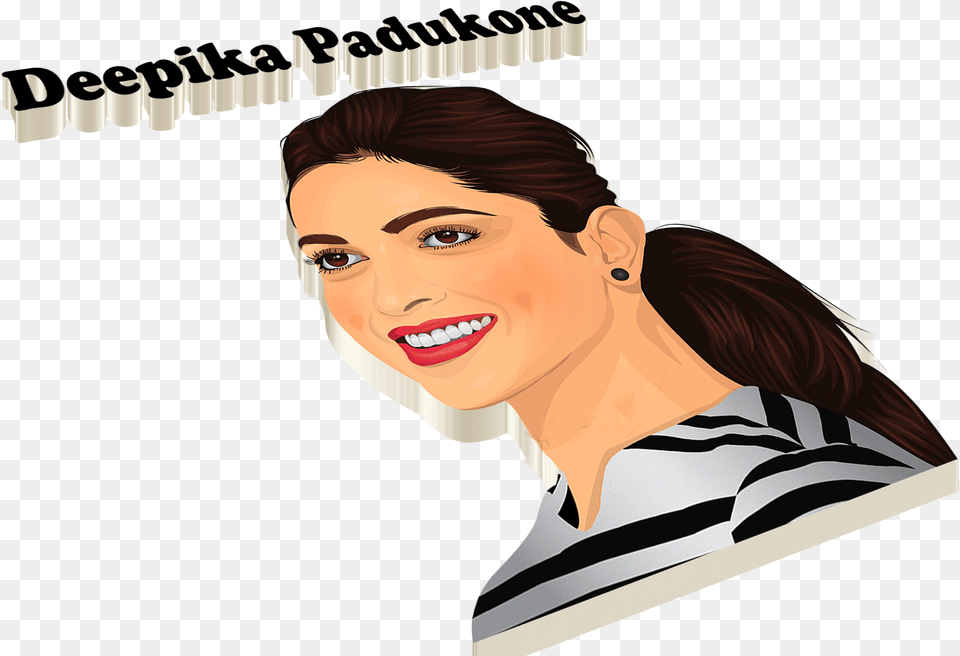 Deepika Padukone Images Illustration, Adult, Portrait, Photography, Person Png Image