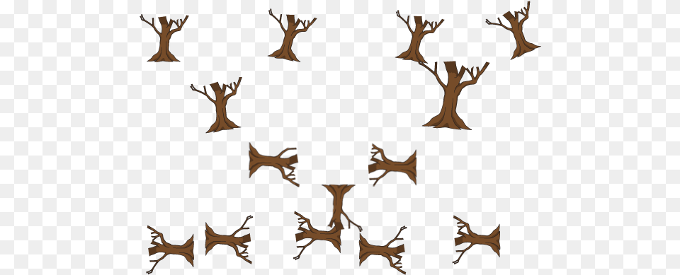 Deer, Antler, Wood Png