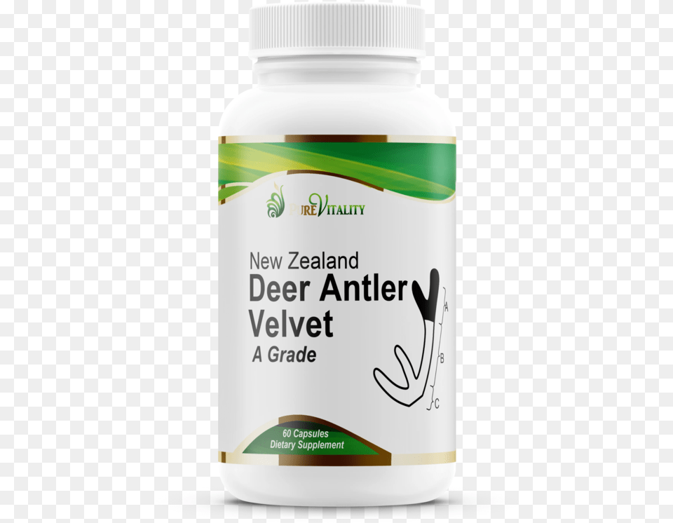 Deer Antler Velvet Grade A 60 X 250mg Velvet Antler, Herbal, Herbs, Plant, Astragalus Png