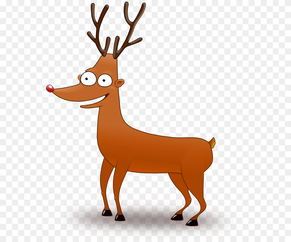 Deer Cartoon Clip Art, Animal, Mammal, Wildlife, Elk Free Transparent Png
