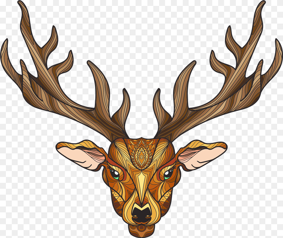 Deer Clip Art Searchpng Deer Totem, Animal, Antler, Mammal, Wildlife Png Image