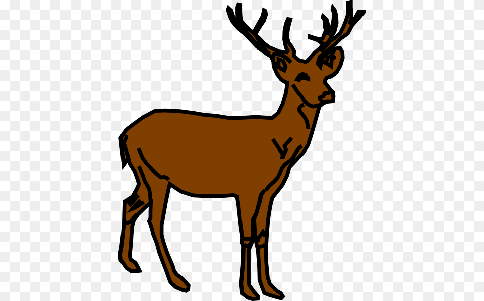 Deer Clip Art Look, Animal, Mammal, Wildlife, Elk Png Image