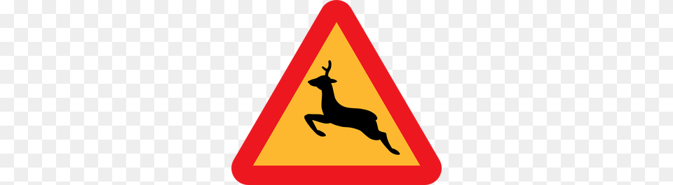 Deer Clipart, Sign, Symbol, Road Sign, Animal Free Png Download