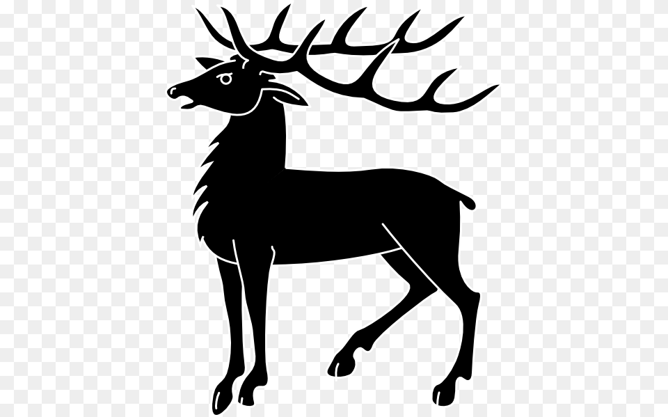 Deer Clipart Angry, Animal, Mammal, Silhouette, Stencil Free Transparent Png