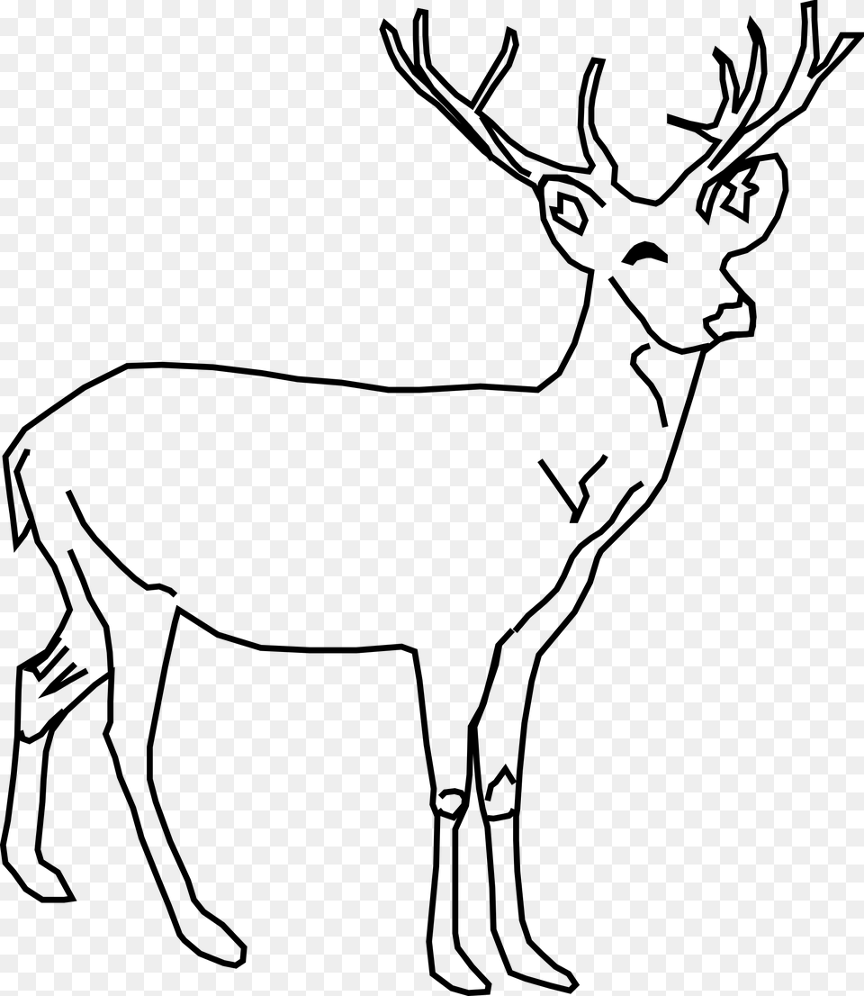 Deer Clipart Dear Deer Clip Art, Gray Png