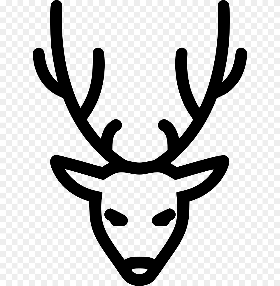 Deer Clipart Geweih, Smoke Pipe, Stencil, Antler, Animal Png Image
