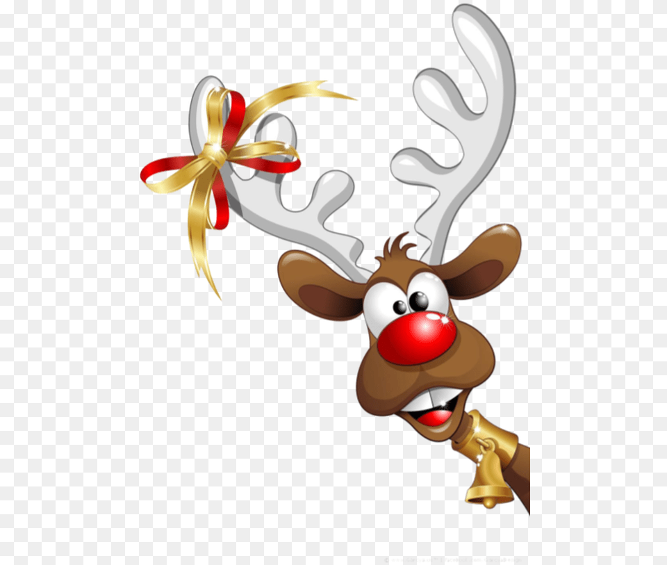 Deer Clipart Santa Claus Christmas Day Kukucskl Rnszarvas Free Png