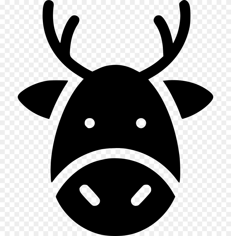 Deer Comments Christmas Day, Stencil, Animal, Mammal, Rat Free Transparent Png
