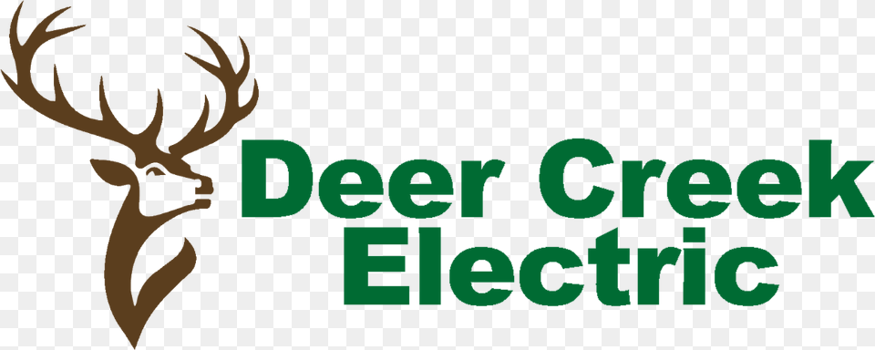 Deer Creek Electric Graphic Design, Animal, Mammal, Wildlife, Elk Free Png Download