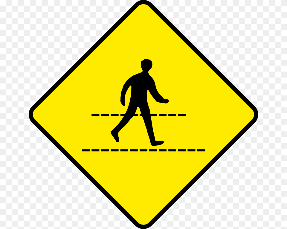 Deer Crossing Sign, Symbol, Adult, Male, Man Free Transparent Png
