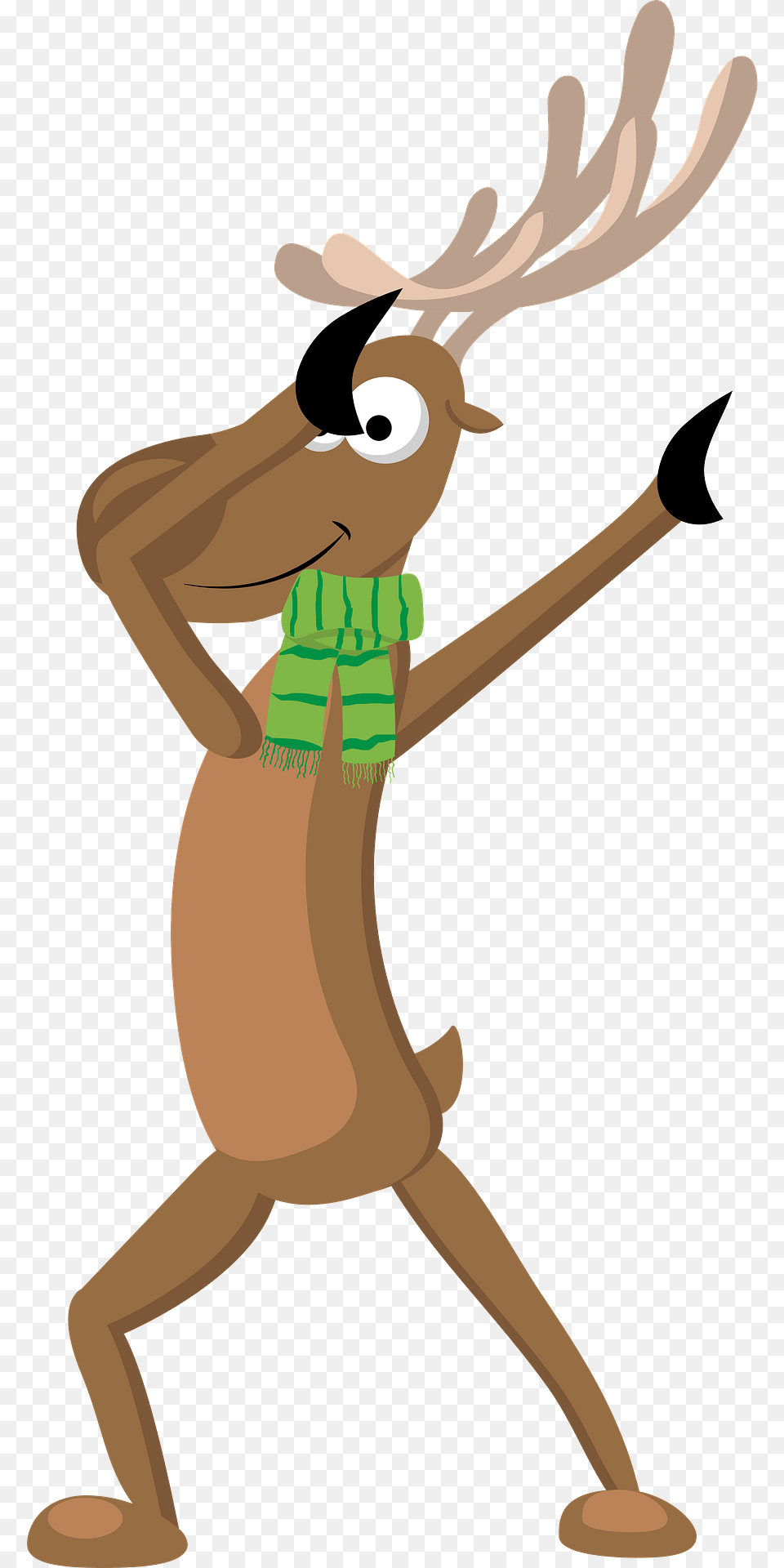 Deer Dabbing Clipart, Cartoon, Person, Animal, Kangaroo Free Png