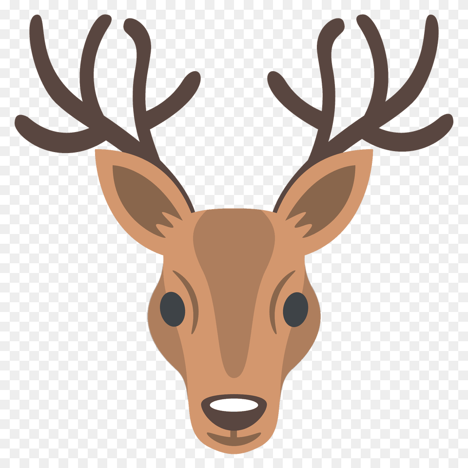 Deer Emoji Clipart, Animal, Mammal, Wildlife, Elk Free Transparent Png