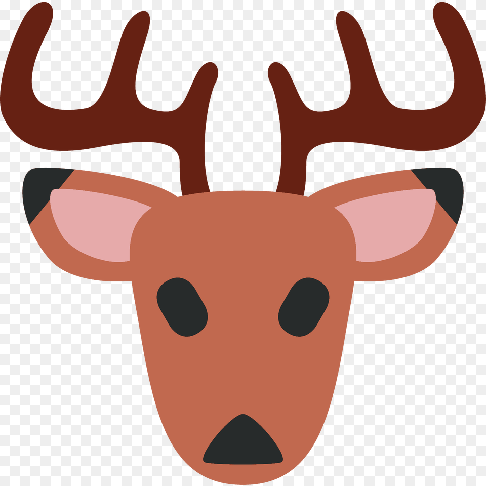 Deer Emoji Clipart, Animal, Mammal, Wildlife, Antler Png Image