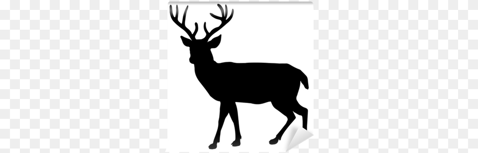 Deer Family Car Stickers, Animal, Elk, Mammal, Silhouette Png