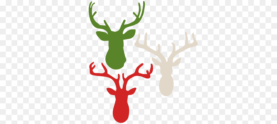 Deer Heads Scrapbook Cute Clipart, Animal, Mammal, Wildlife, Elk Free Png