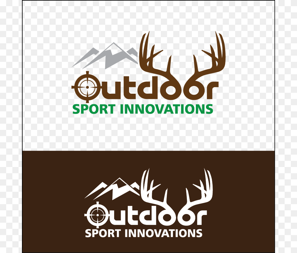 Deer Logo Design Outside Sports Design Logo, Antler, Advertisement, Poster Free Transparent Png