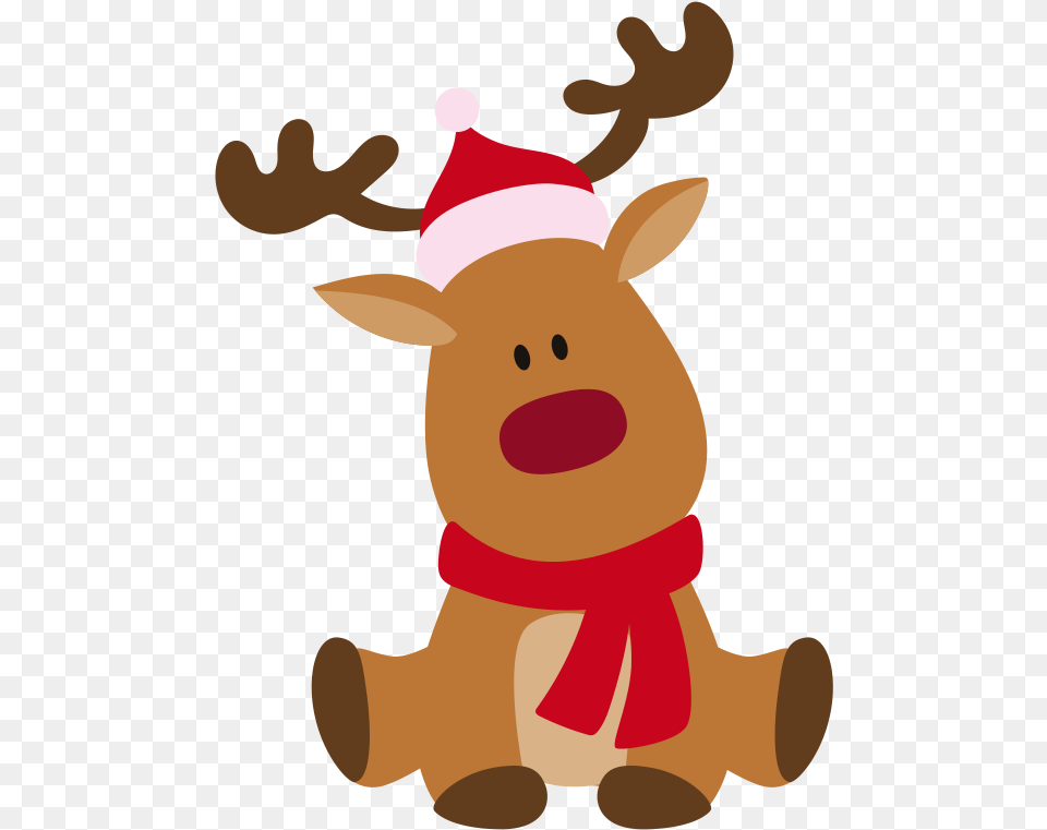 Deer Rudolph Santa Hd My First Christmas Reindeer, Toy, Plush, Elf, Person Free Png Download