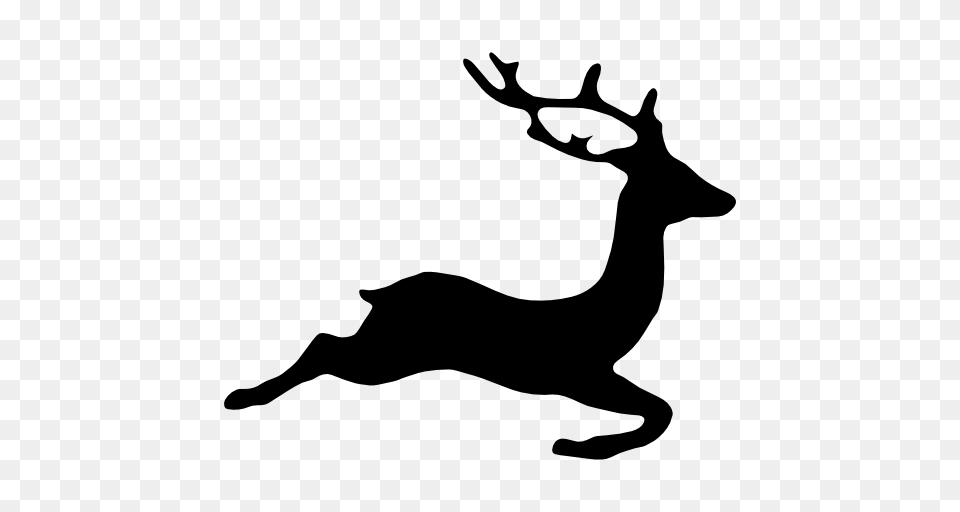 Deer Shape, Animal, Mammal, Silhouette, Wildlife Free Transparent Png