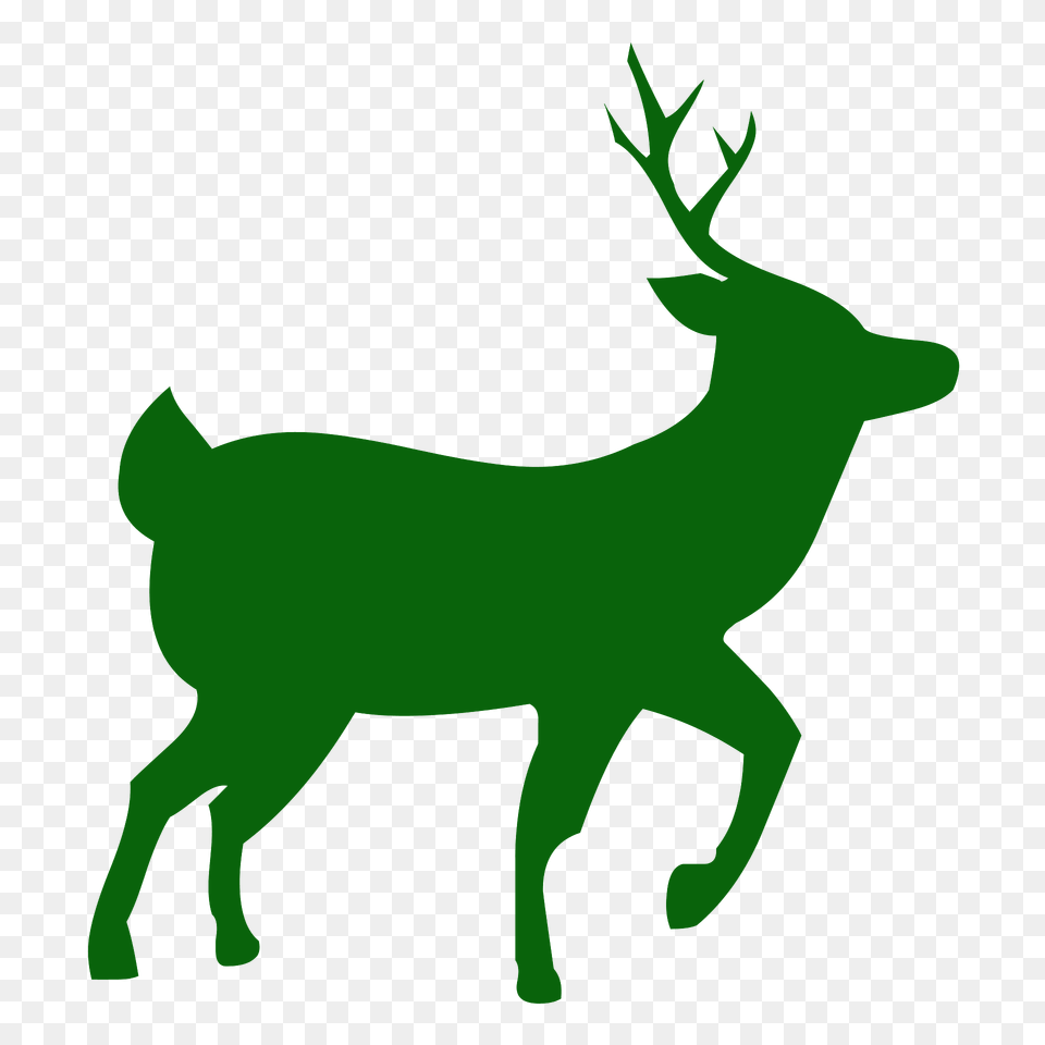 Deer Silhouette, Animal, Mammal, Wildlife, Elk Free Png Download