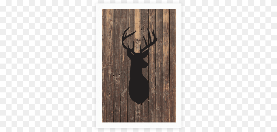 Deer Silhouette Poster Superman L39homme De L39acier Body Manches Longues, Wood, Animal, Antler, Mammal Png Image