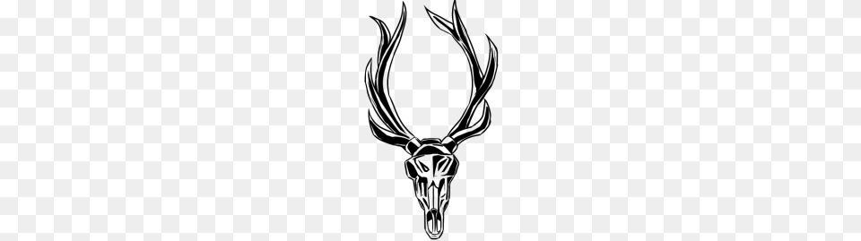 Deer Skull, Gray Png Image