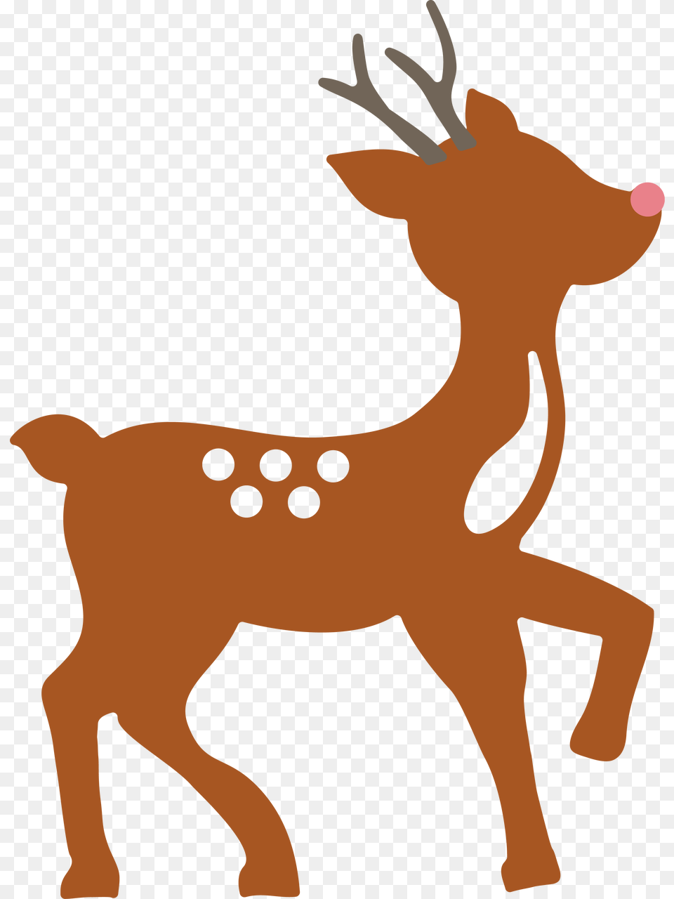 Deer Svg Cut File Reindeer Clipart, Animal, Mammal, Wildlife, Elk Free Png