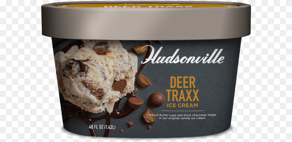 Deer Traxx Carton Hudsonville Traverse City Cherry Ice Cream, Dessert, Food, Ice Cream, Frozen Yogurt Free Png Download