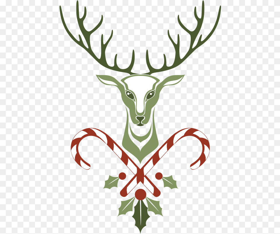 Deer Wall Decal Christmas Sticker Christmas Day, Animal, Mammal, Wildlife, Antler Png