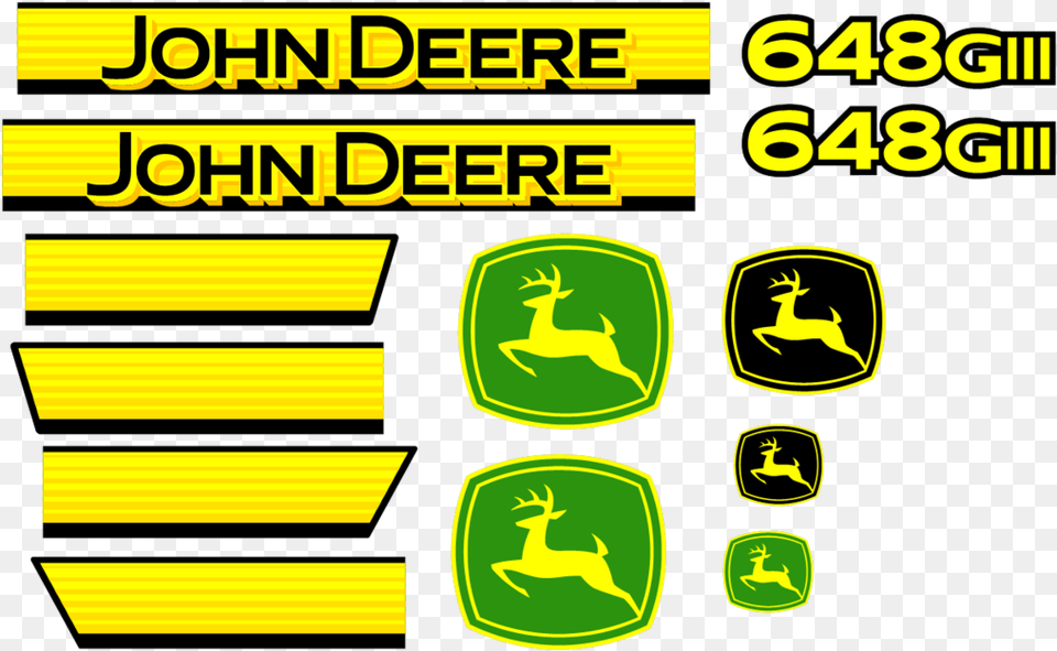 Deere 648g Iii Decal Set John Deere 1010 Sticker, Symbol, Logo Free Png