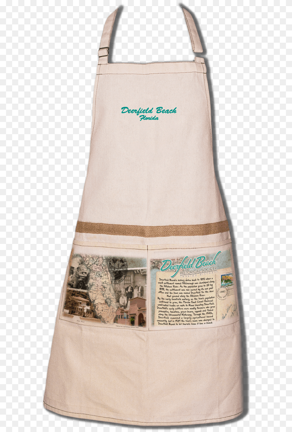 Deerfield Beach Historical Society Gunny Sack, Apron, Clothing, Accessories, Bag Free Png Download