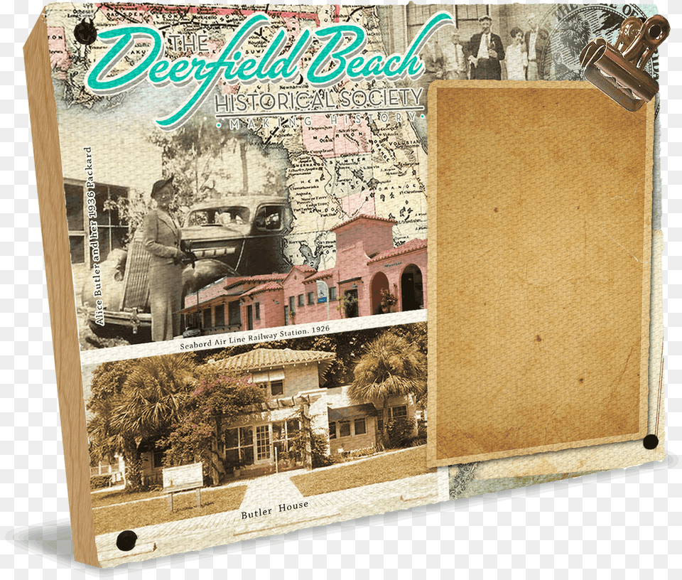 Deerfield Beach Historical Society Plywood, Advertisement, Person, Art, Collage Free Png Download