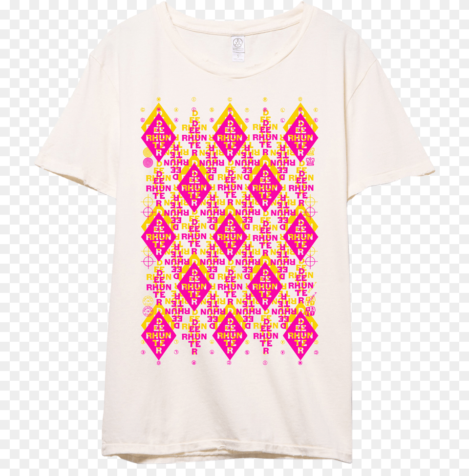 Deerhunter Pink Diamond T Shirt Pink Diamond T Shirt, Clothing, Pattern, T-shirt Png