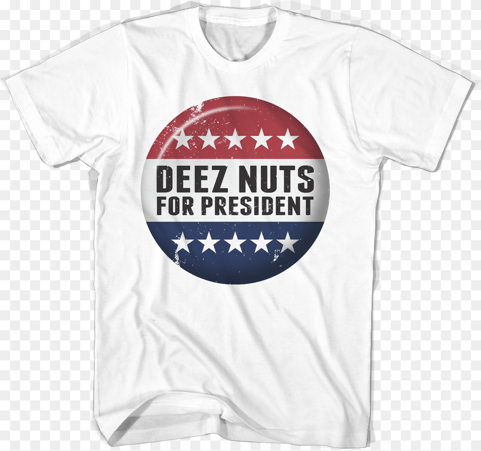 Deez Nuts For President Ladies District Made Womens, Clothing, Shirt, T-shirt, Ball Free Png Download
