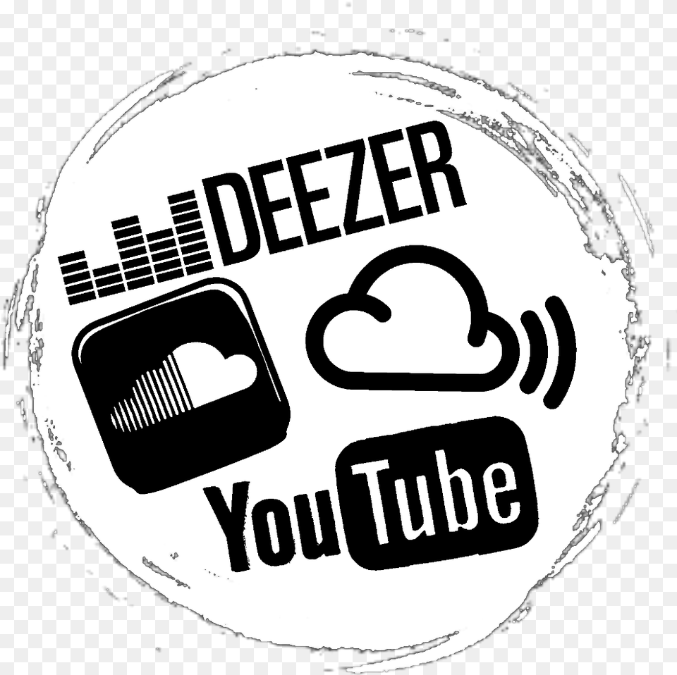 Deezer Dee Youtube Full Deezer, Sticker, Logo, Symbol, Face Png